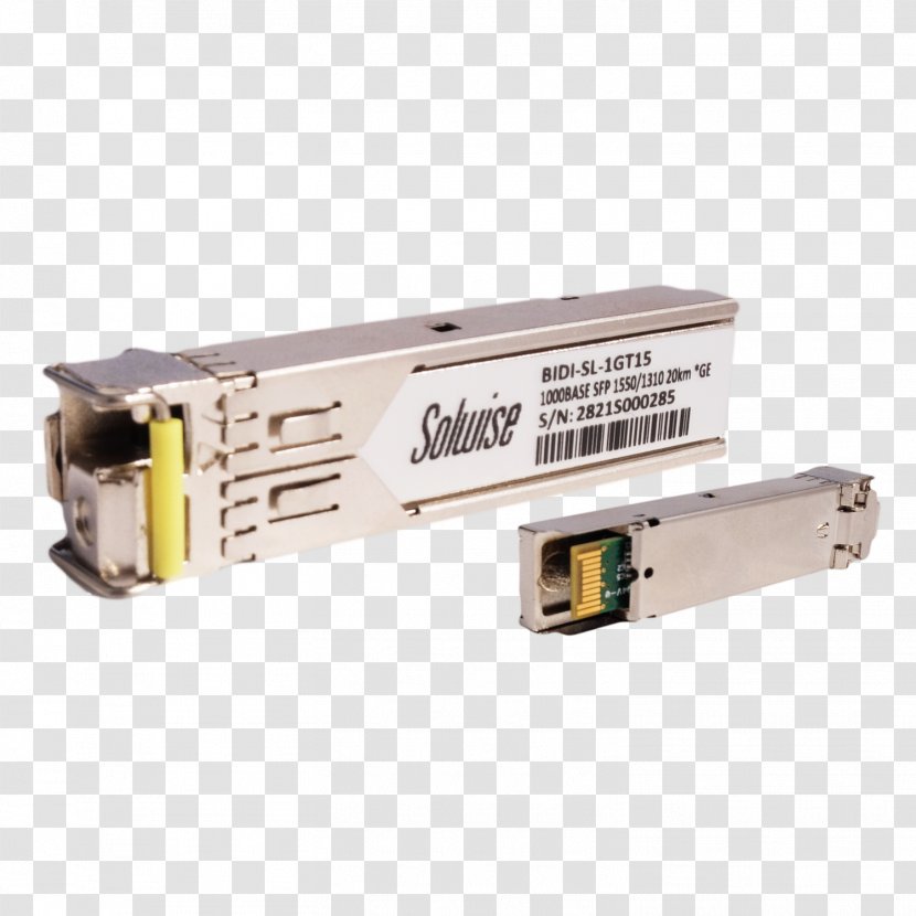 Small Form-factor Pluggable Transceiver Optical Fiber Wavelength-division Multiplexing 10 Gigabit Ethernet - Ddm Transparent PNG