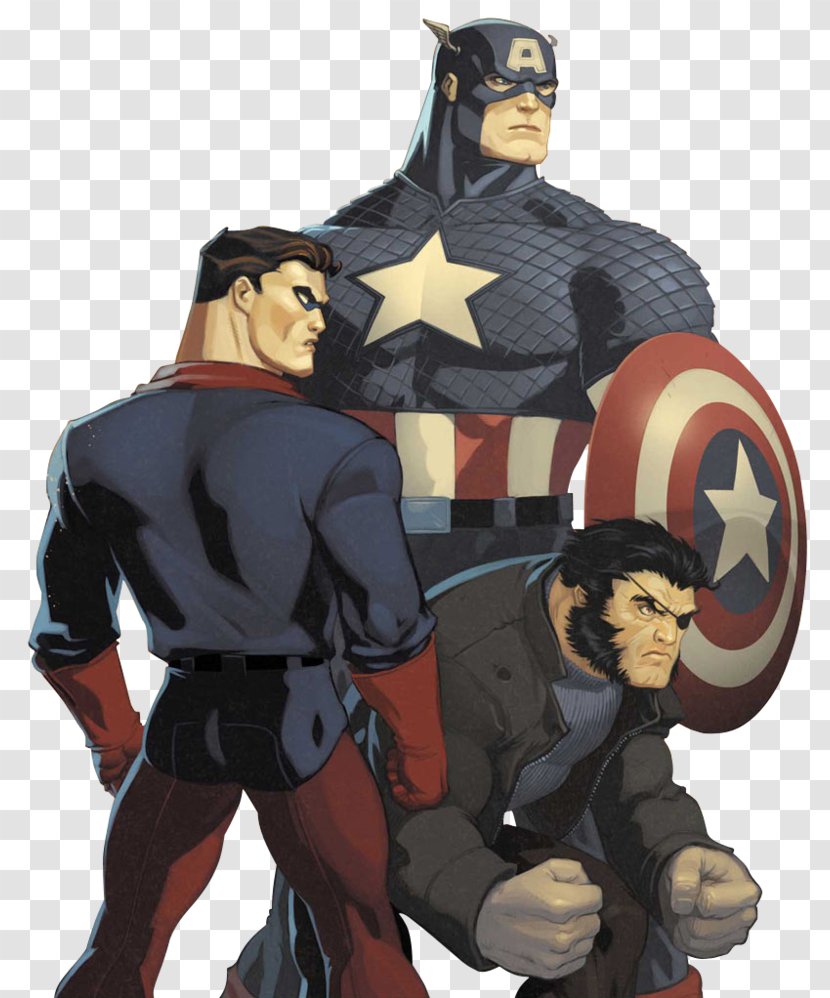 Wolverine Captain America Bucky Barnes Our War Professor X - Deathstroke Transparent PNG