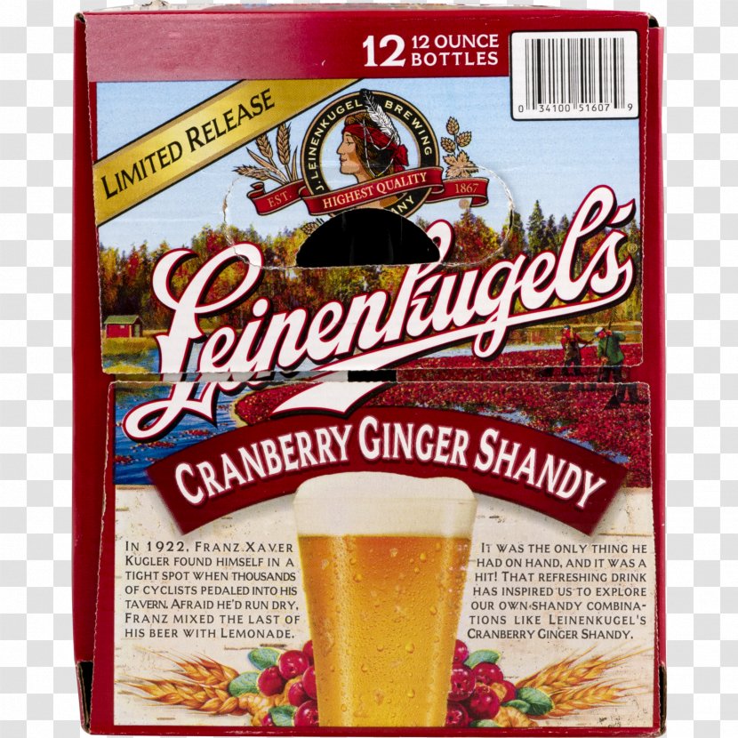 Wheat Beer Leinenkugels Shandy Lager Transparent PNG