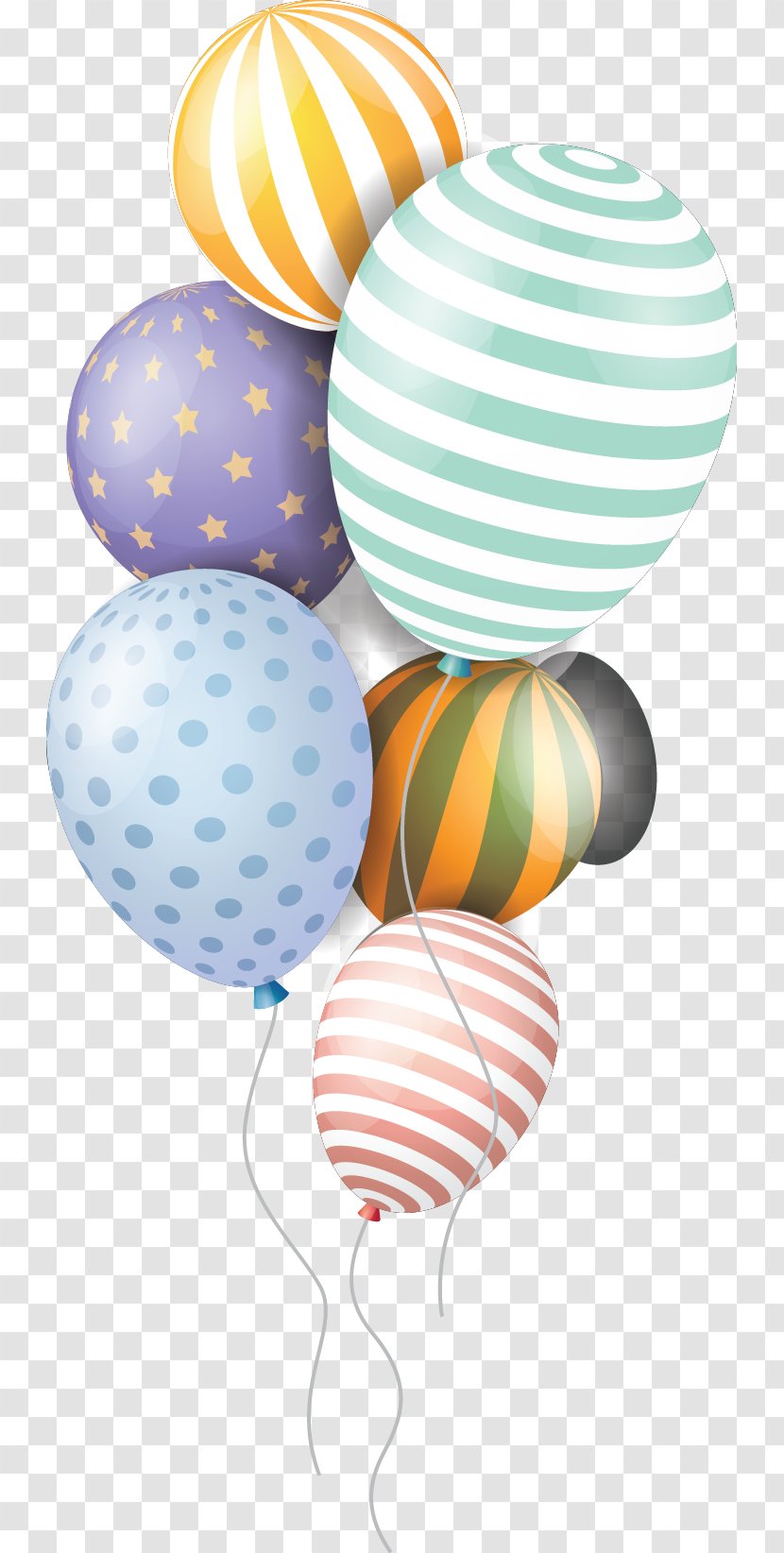 Birthday Cake Cartoon - Hot Air Balloon Party Supply Transparent PNG