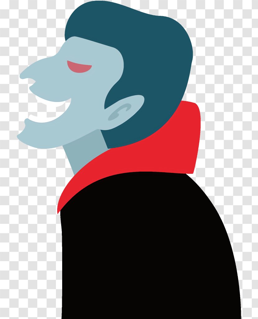 Vampire Halloween Dracula - Cartoon - Animation Neck Transparent PNG