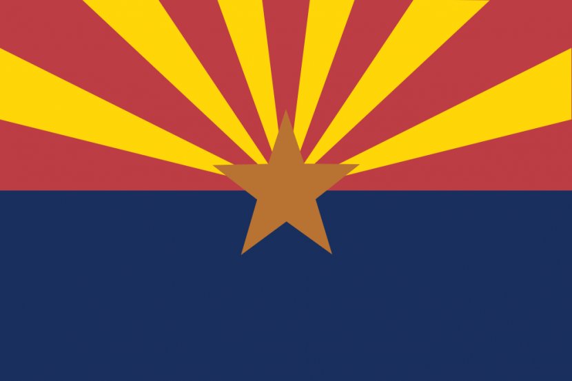 Flag Of Arizona Clip Art - Vector Transparent PNG