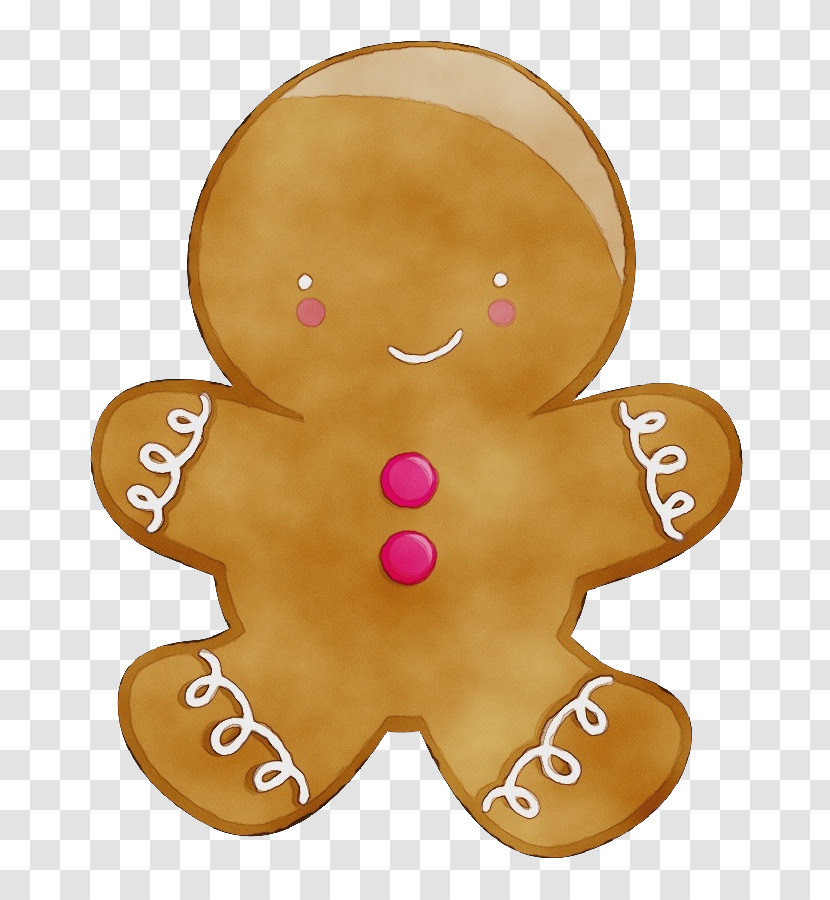 Gingerbread Sticker Transparent PNG