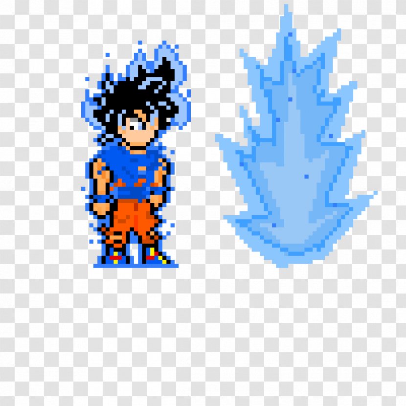 Goku Vegeta Pixel Art Image Transparent PNG