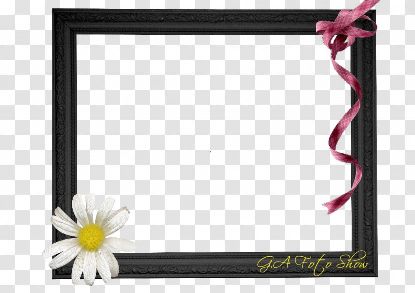 Picture Frames Cut Flowers Rectangle - Bolt Disney Transparent PNG