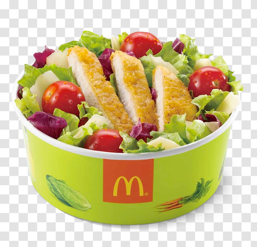 Caesar Salad Hamburger McDonald's Restaurant Transparent PNG