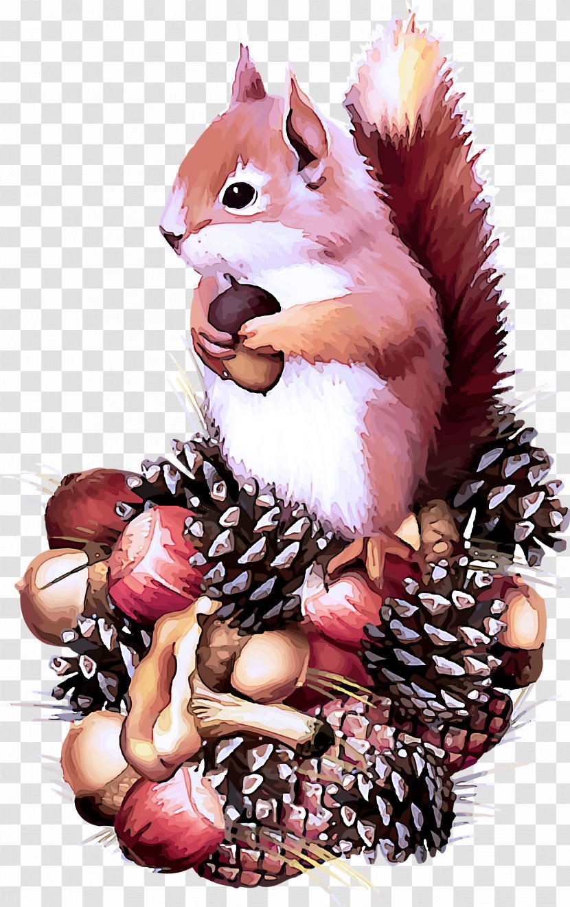 Squirrel Cartoon Clip Art Eurasian Red Fictional Character - Grey Transparent PNG