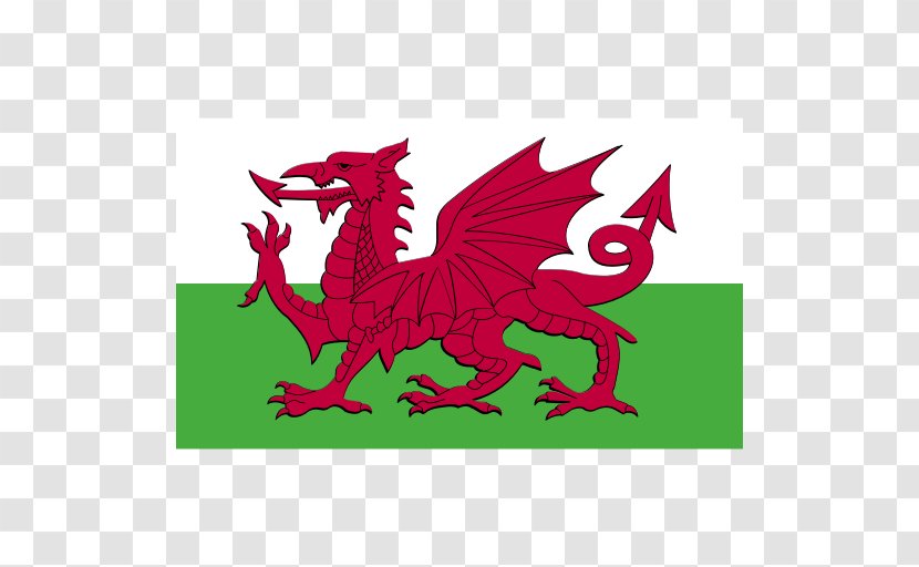 Flag Of Wales Welsh Dragon National - Language Transparent PNG