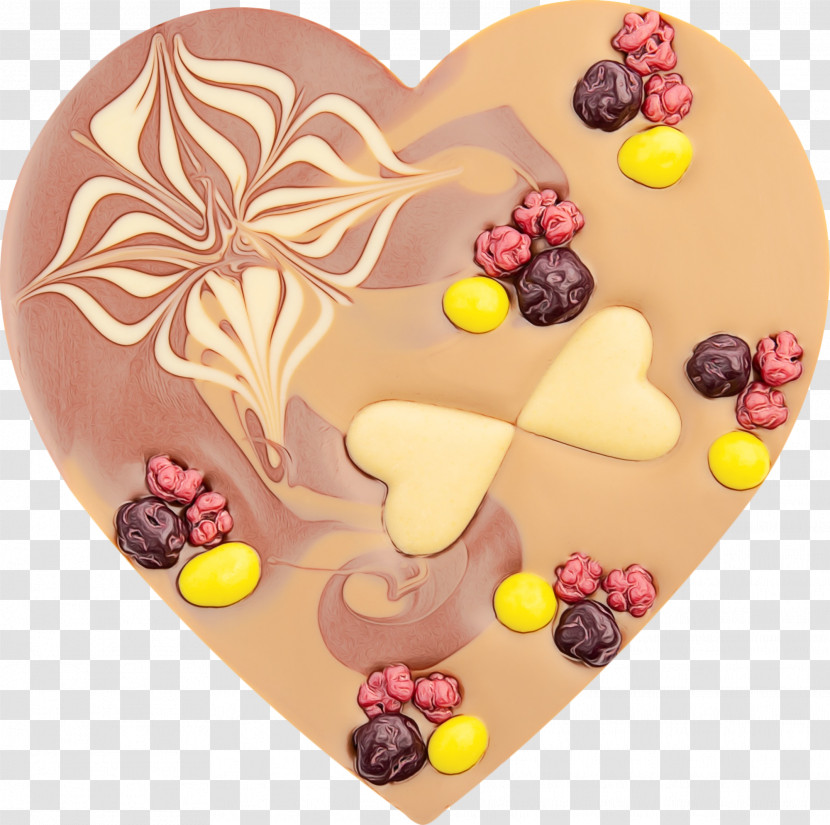 Heart Pink Food Sweetness Cuisine Transparent PNG