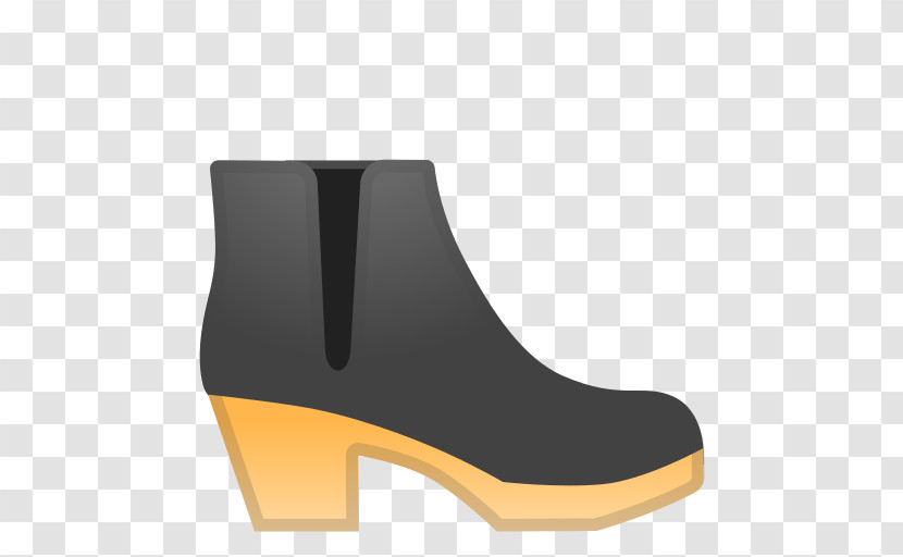Footwear Shoe Boot Yellow High Heels Transparent PNG