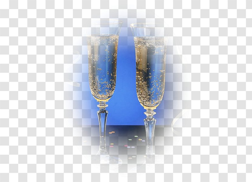 Champagne Glass Wine Beer Cocktail - Cobalt Transparent PNG