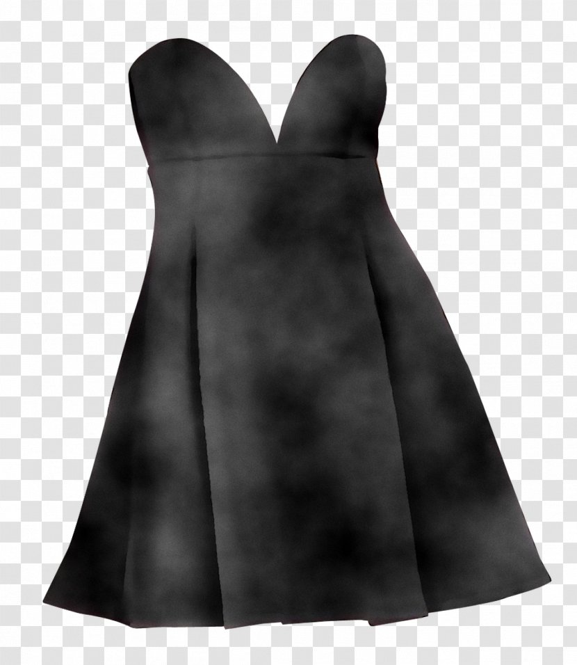 Dress Satin Neck Black M - Aline - Cocktail Transparent PNG