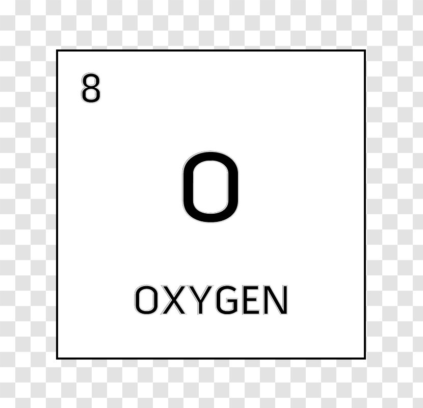 Periodic Table Oxygen Symbol Chemical Element Chemistry - Science Transparent PNG