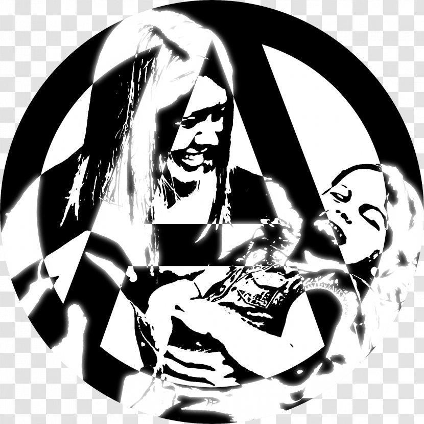 Art Stencil Anarchy Christian Anarchism Drawing Transparent PNG