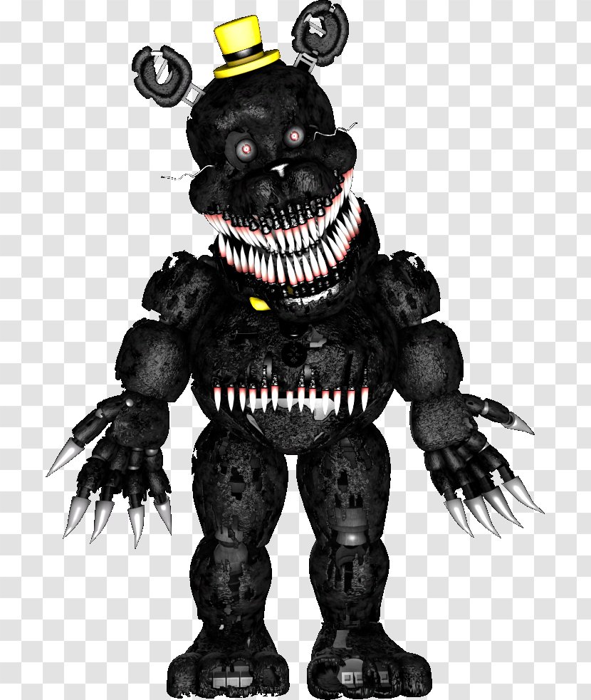 Five Nights At Freddy's 4 Nightmare Human Body - Deviantart - Foxy Transparent PNG