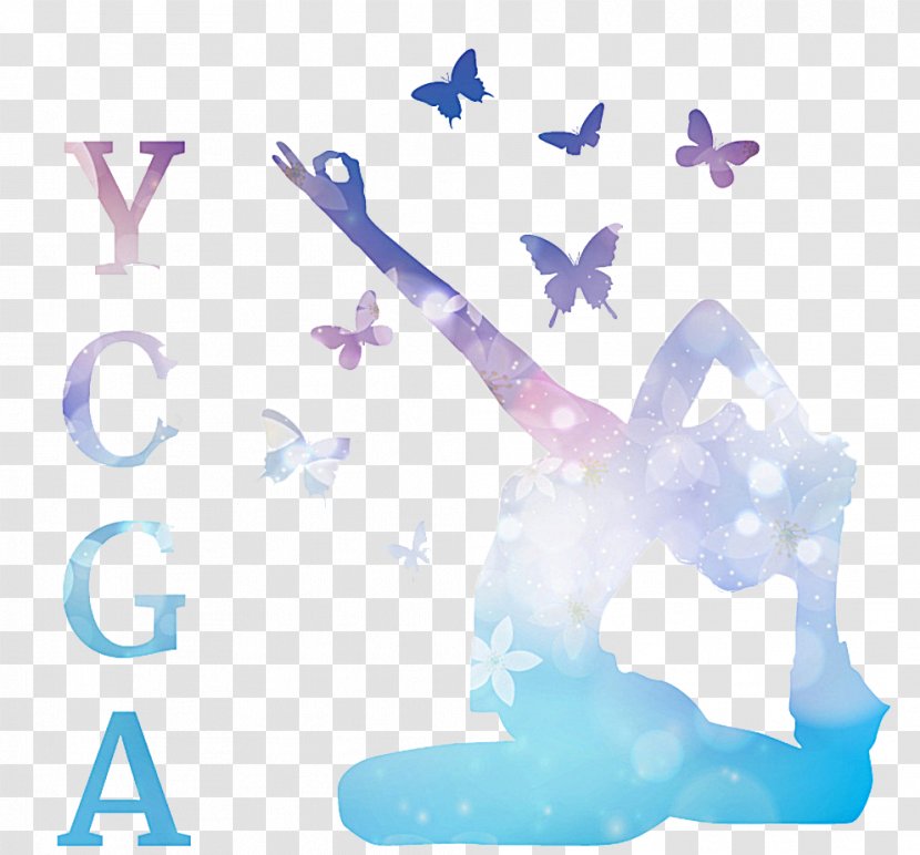 Bikram Yoga Quotation Doga Meditation - Violet Transparent PNG