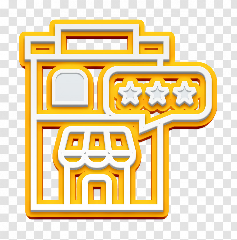 Rating Icon Review Icon Hotel Services Icon Transparent PNG