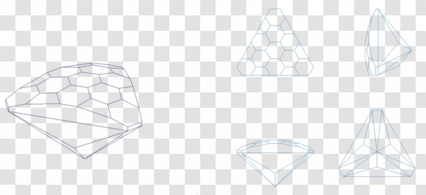 Angle White Sketch - Drawing - Triangular Tile Transparent PNG