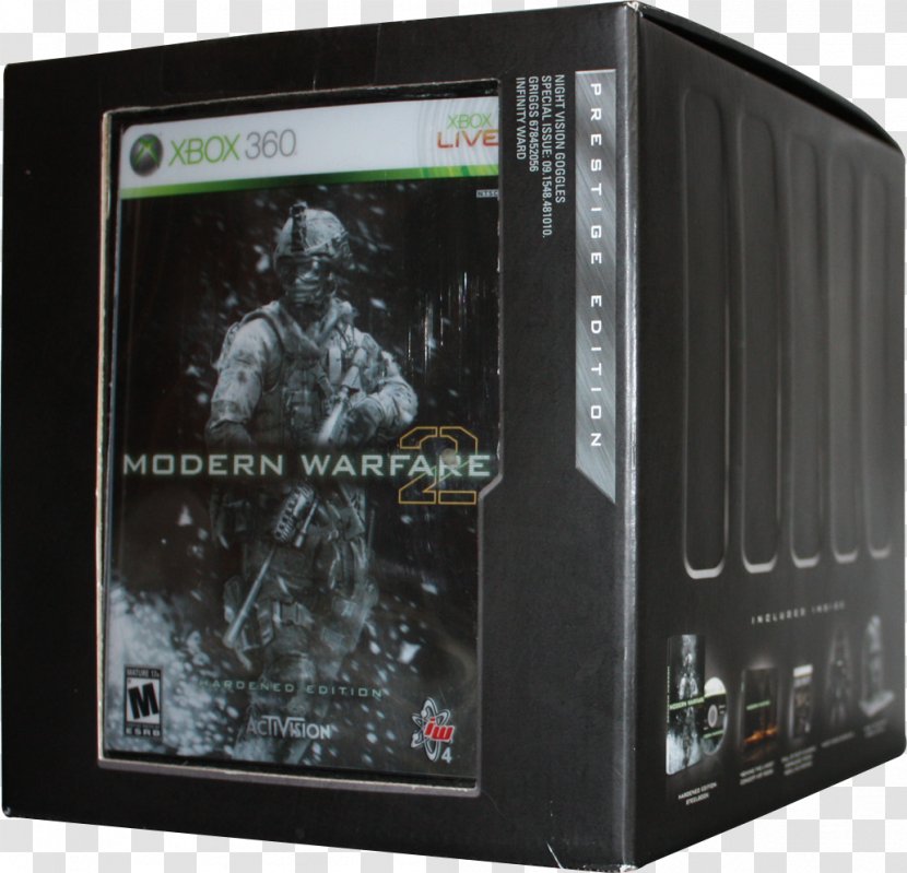 Xbox 360 Call Of Duty: Modern Warfare 2 Black Ops II Duty 4: Ghosts - Screen - Prestige Transparent PNG