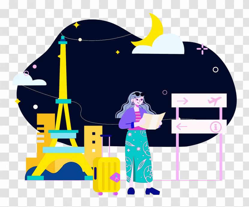 Paris Travel Transparent PNG