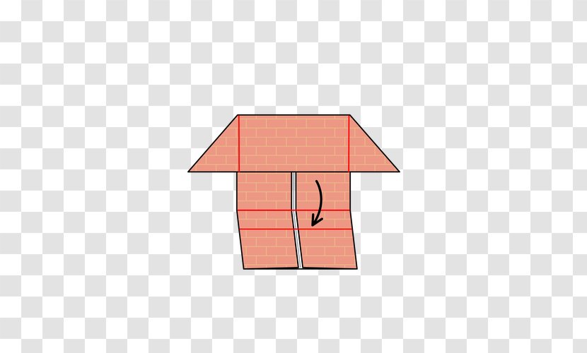 Roof Origami House Facade How-to - Independence Flyer Transparent PNG