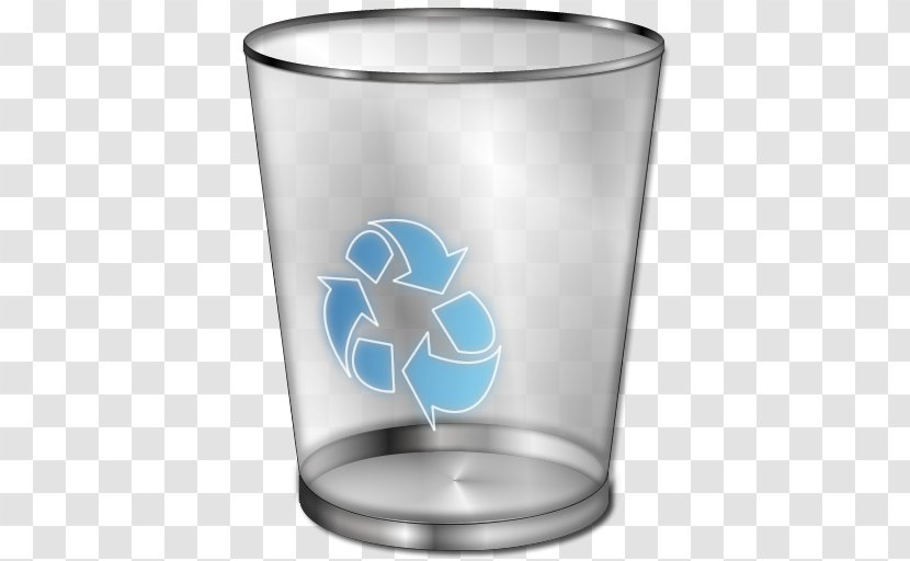 Recycling Bin Rubbish Bins & Waste Paper Baskets - Old Fashioned Glass Transparent PNG