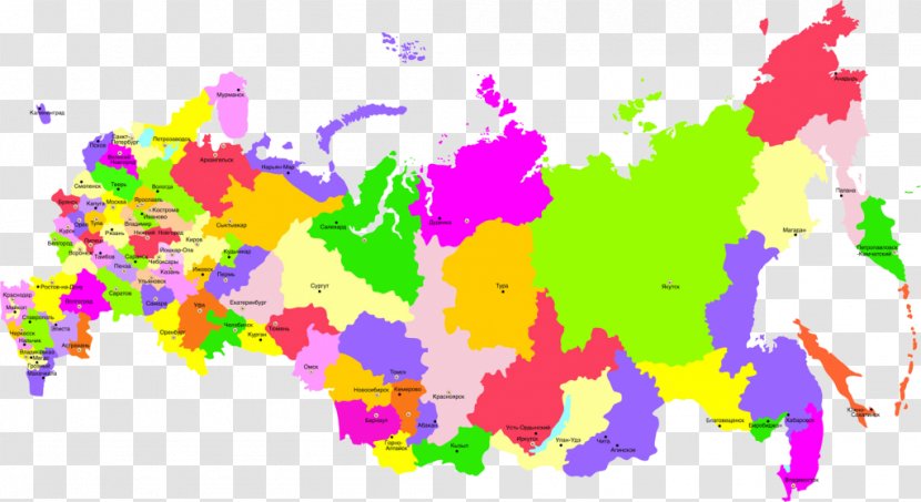 Soviet Union Russia Map Clip Art - Vector Transparent PNG