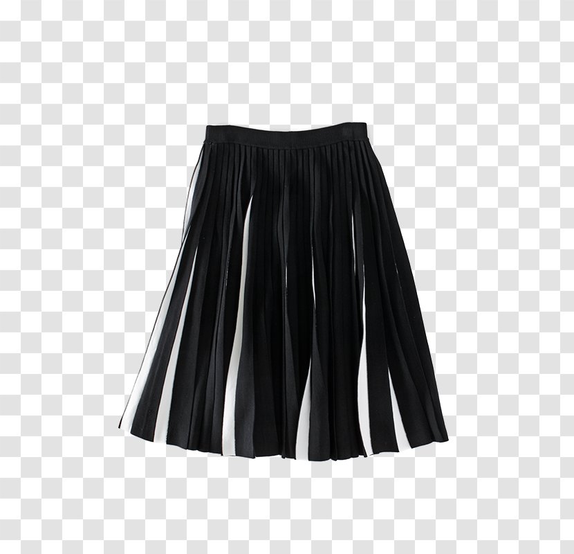 Skirt Waist Dress Black M Transparent PNG