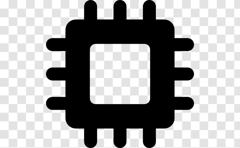 Black And White Web Search Engine Loudspeaker - Central Processing Unit - Integrated Circuits Chips Transparent PNG