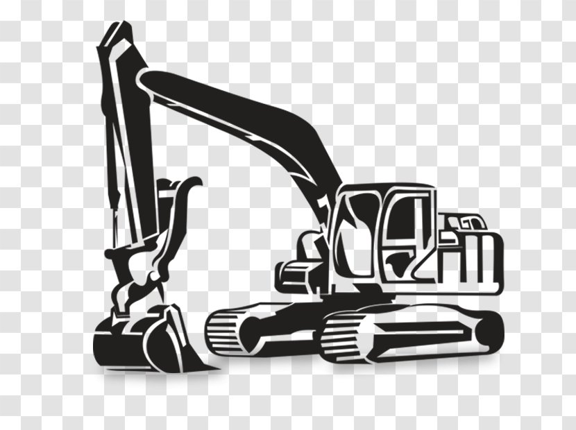 Excavator Backhoe Earthworks Machine Clip Art - Equipment Vector Transparent PNG