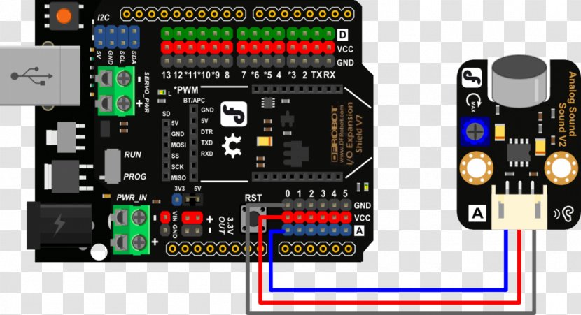 Arduino Sensor Analog Signal Electronics Robot Transparent PNG