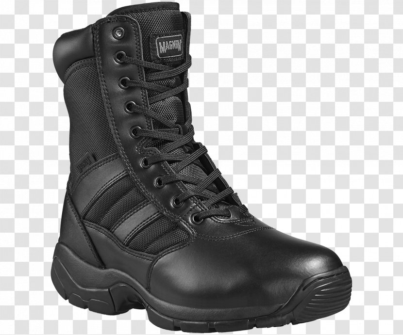 Steel-toe Boot Shoe Combat Zipper - Uniform - Boots Transparent PNG