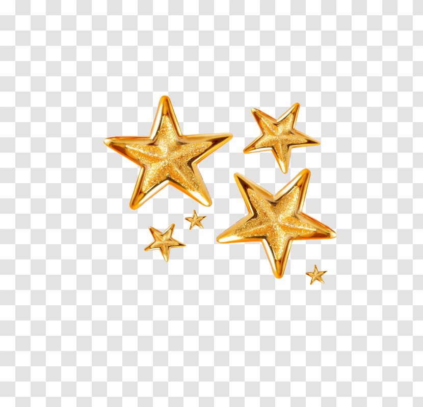 Gold Clip Art - Starfish - Five-pointed Star Transparent PNG