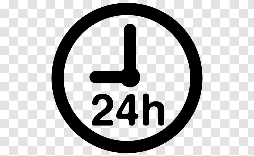 24-hour Clock - Brand - 24 Transparent PNG