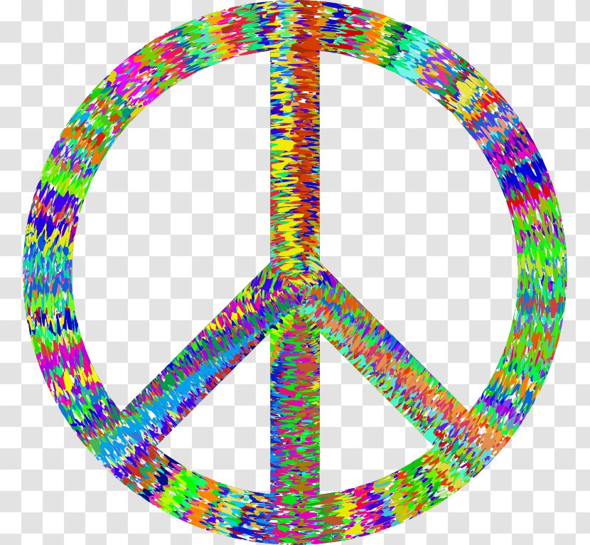 Peace Symbols Hippie - Symmetry - Groovy Cliparts Transparent PNG