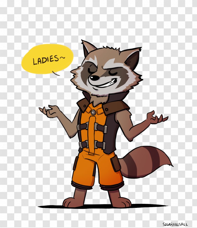 Rocket Raccoon Groot Spider-Woman (Jessica Drew) - Running Cliparts Transparent PNG