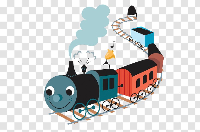 Train Student Steam Locomotive Cartoon Dalston Junction Railway Station Transparent PNG