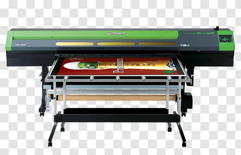 Flatbed Digital Printer Wide-format Inkjet Printing - Roland Corporation Transparent PNG