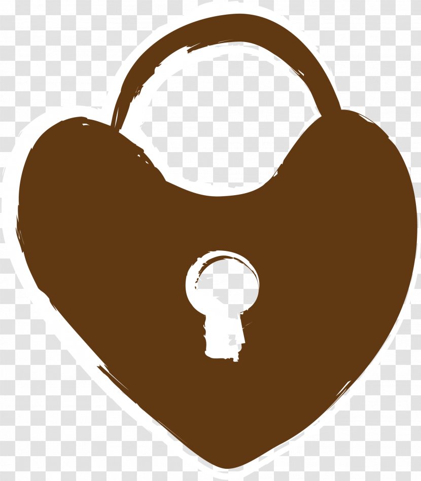 Heart Clip Art - Badge - Simple Coffee Lock Transparent PNG