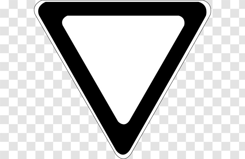 Yield Sign Traffic Stop Clip Art - Epsvector Transparent PNG