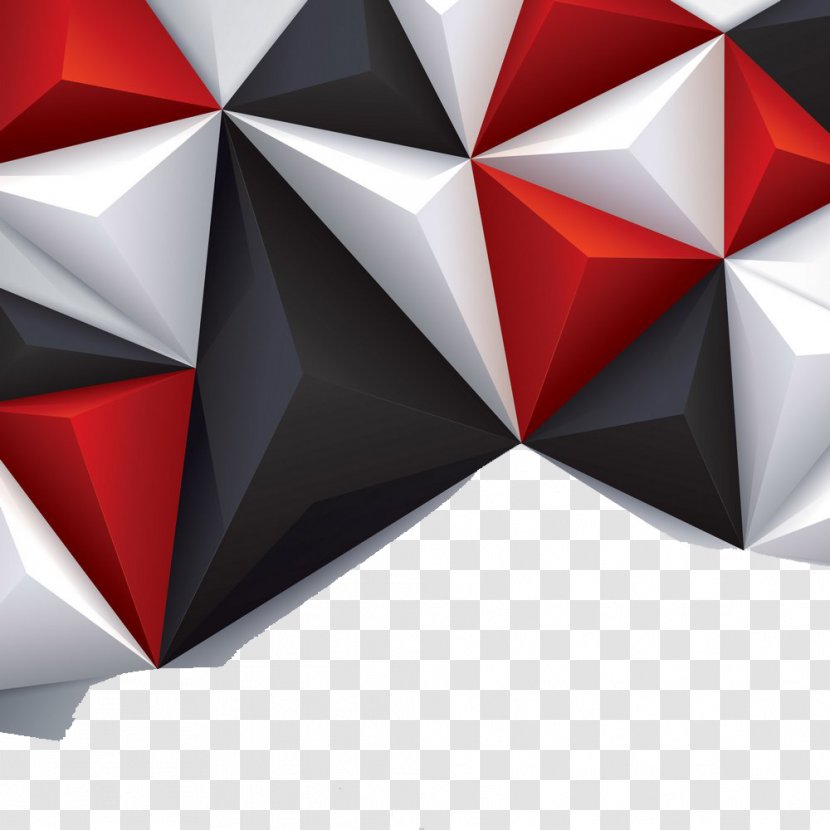 Polygon Geometry Royalty-free - Shape - 3D Geometric Patterns Transparent PNG
