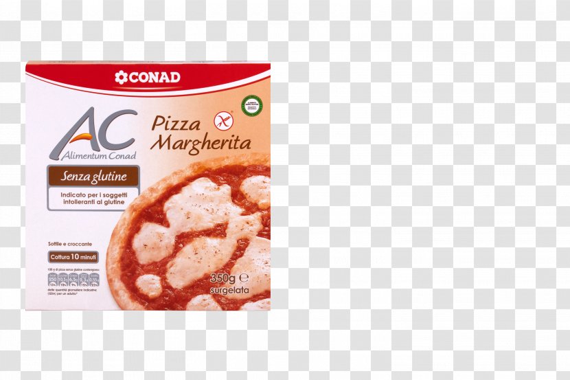 Pizza Margherita Gluten Conad Food - Nutrition Transparent PNG
