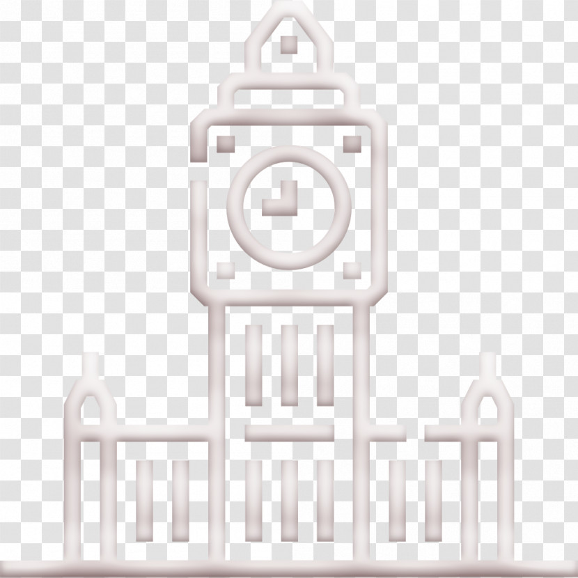 City Elements Icon London Icon Big Ben Icon Transparent PNG