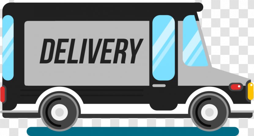 Car Delivery Transport Truck - Logo - Vector Gray Transparent PNG