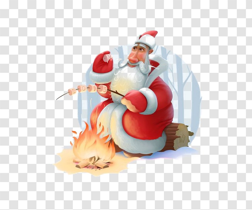 Illustration - Fictional Character - Santa Skewers Transparent PNG