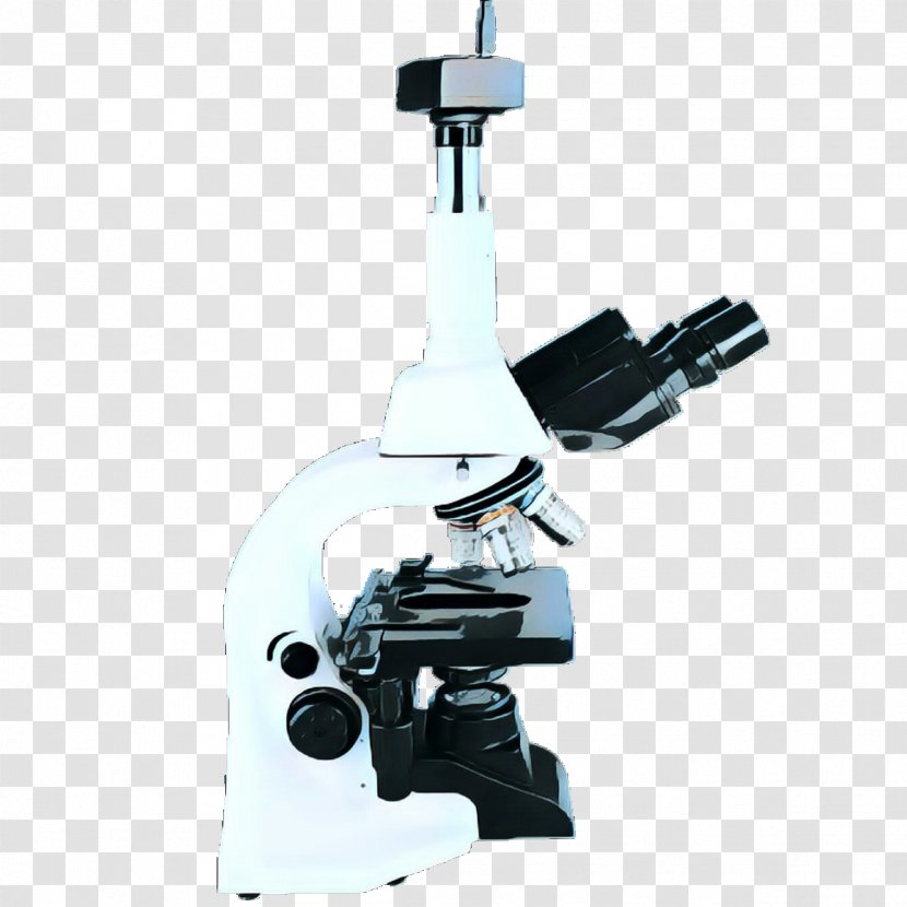 Microscope Cartoon - Magnification - Room Biology Transparent PNG