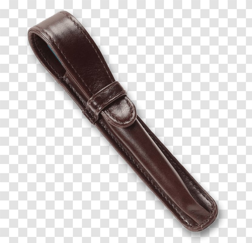 Strap Leather Brown - Fountain Pen Transparent PNG