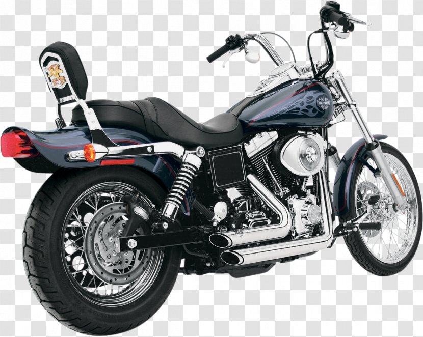 Exhaust System Harley-Davidson Super Glide Motorcycle Sportster - Harleydavidson Transparent PNG