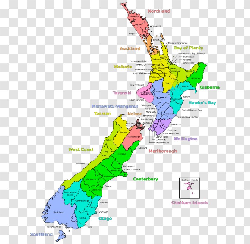 Districts Of New Zealand Taupo District Westland Region - Water Resources - Canterbury Transparent PNG