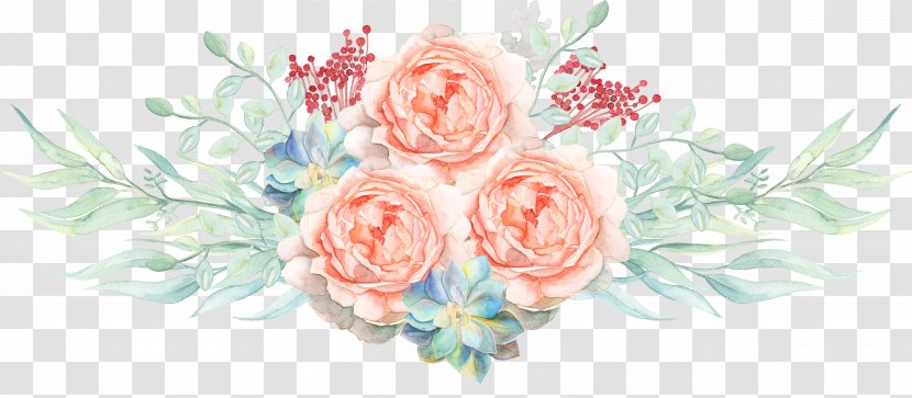 Watercolor Painting Flower Illustration - Floral Design - Flowers Transparent PNG